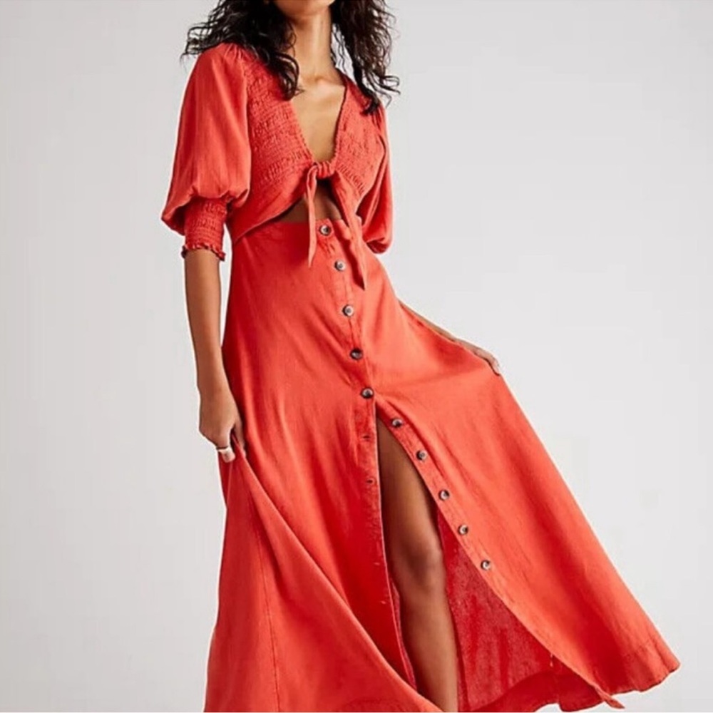 ❤️‍🔥HOST PICK❤️‍🔥NWOT Free People | Strings of Hearts Maxi Dress | XS
